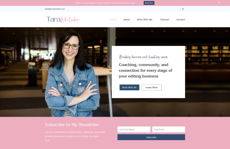 Tara Whitaker - Freelance Editing Coach