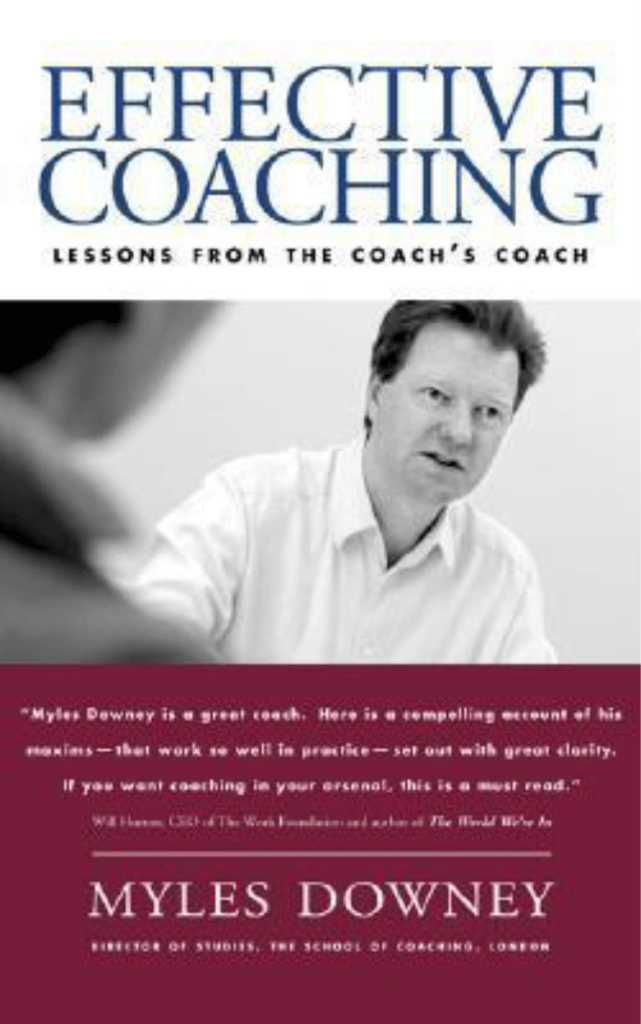 Effective Coaching book