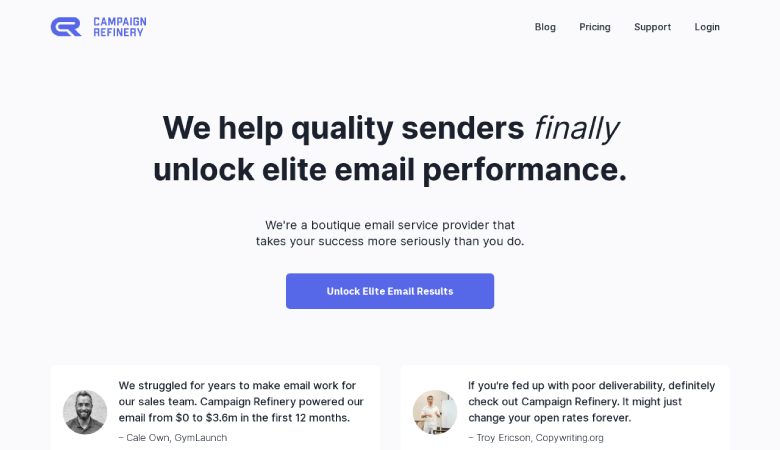 Campaign Refinery email platform